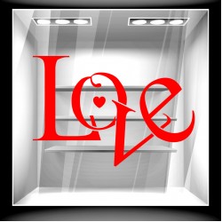 Αυτοκόλλητο βιτρίνας - Αγίος Βαλεντίνος 34